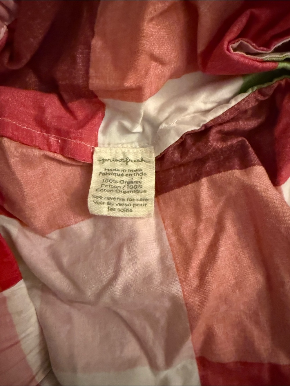 PrintFresh Pink Green Red Buffalo Plaid Pajamas Loungewear Set Top Pants Small - Picture 6 of 11